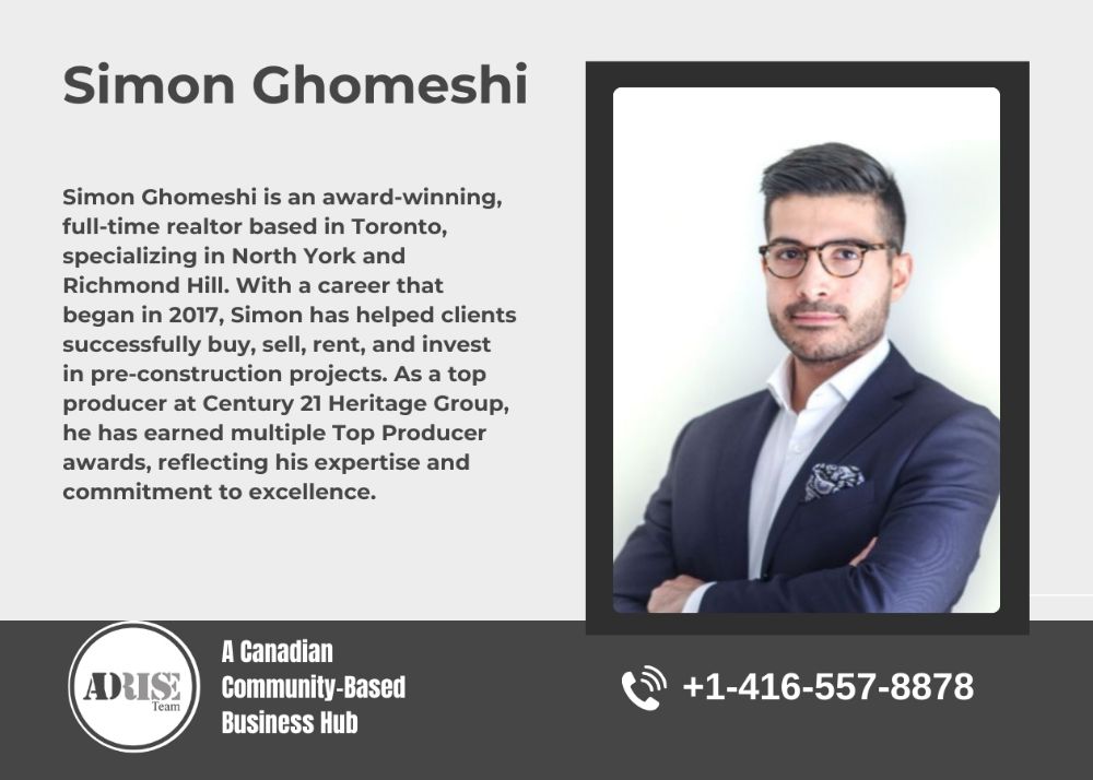    Simon Ghomeshi Toronto Realtor -