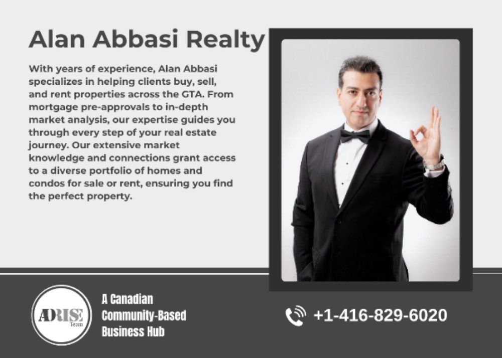 Alan Abbasi RE/MAX Realtor-