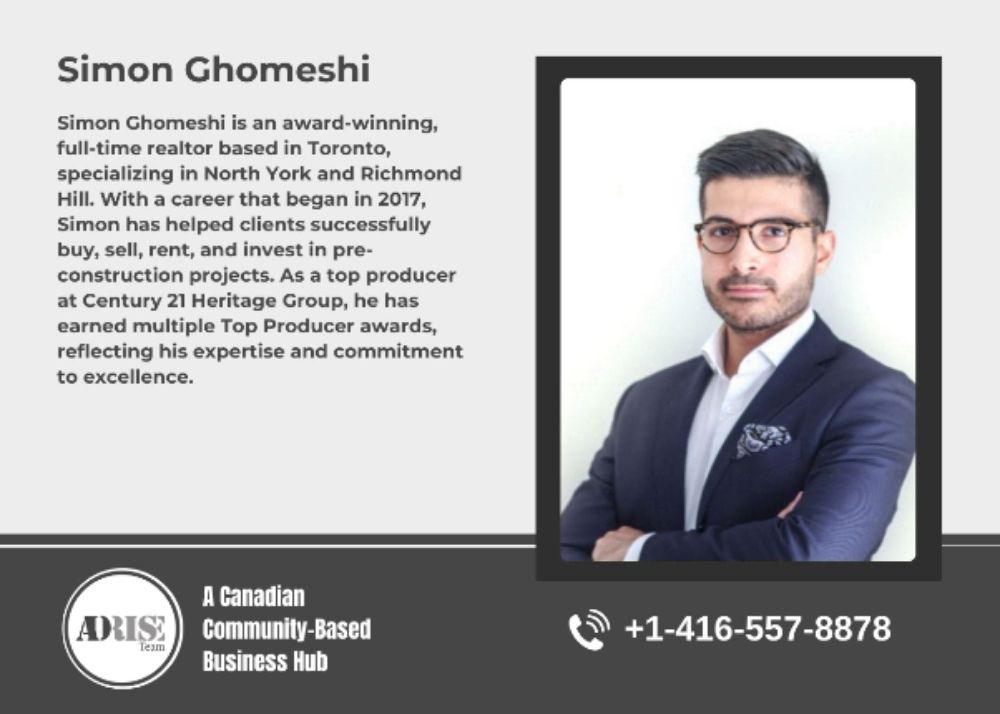    Simon Ghomeshi Toronto Realtor -