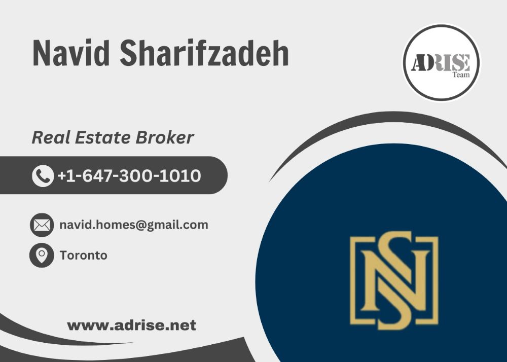 Navid Sharifzadeh, Toronto Real Estate Broker-