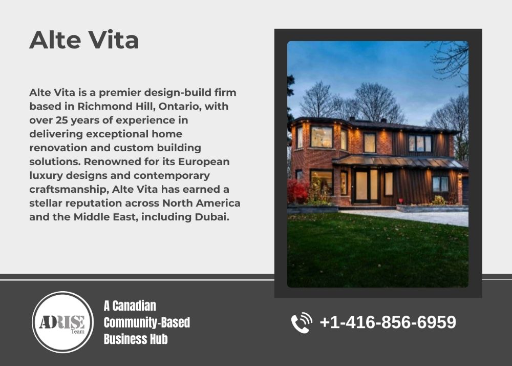 Alte Vita | Renovation & Custom Home Design Build-