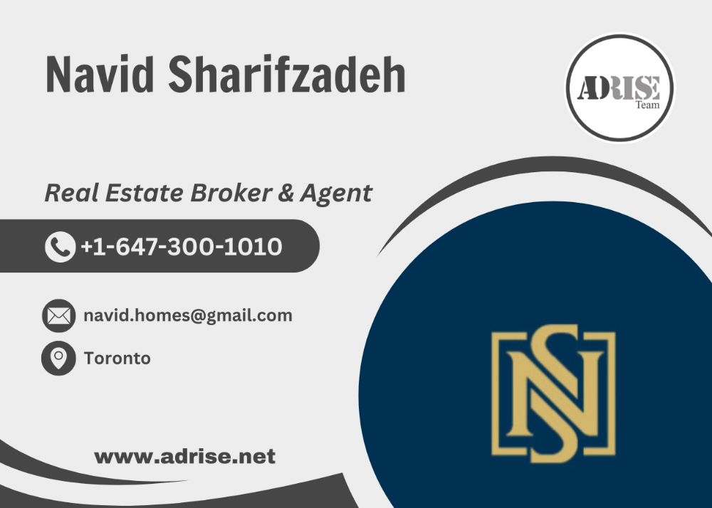 Navid Sharifzadeh, Toronto Real Estate Broker-